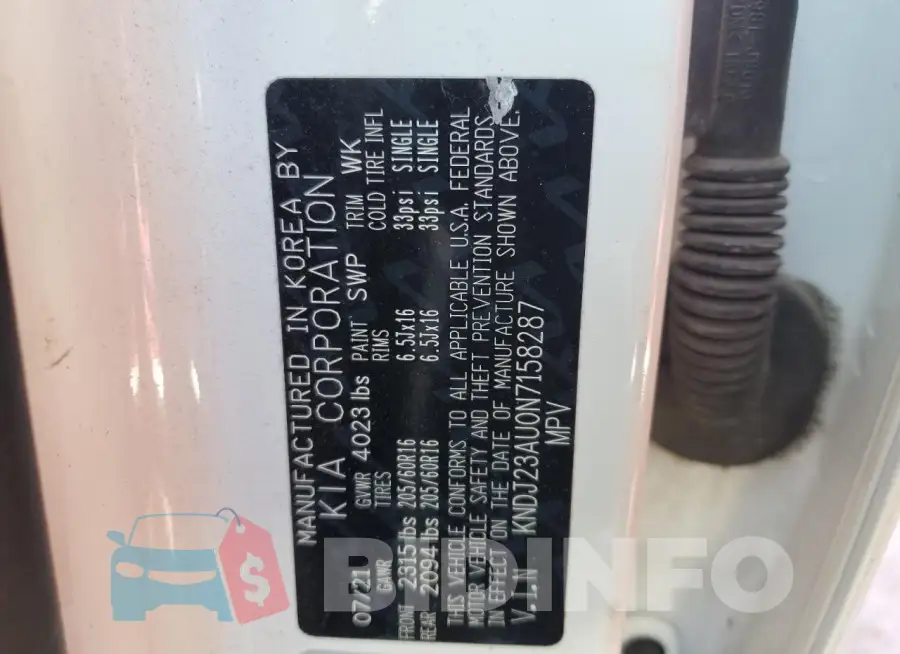 KNDJ23AU0N7158287 Photo# 13