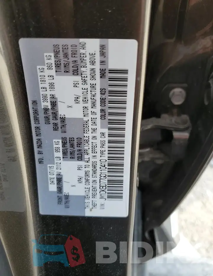 JM1DKBD77G0110410 Photo# 12