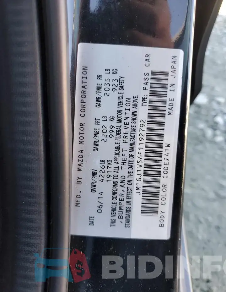 JM1GJ1V56F1192792 Photo# 12