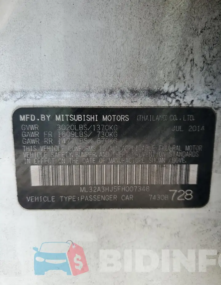 ML32A3HJ5FH007348 Photo# 12