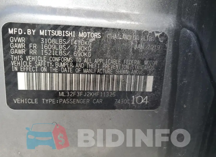 ML32F3FJ2KHF11325 Photo# 12