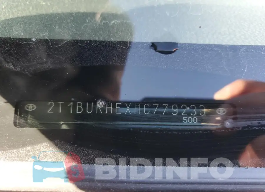 2T1BURHEXHC779233 Photo# 13