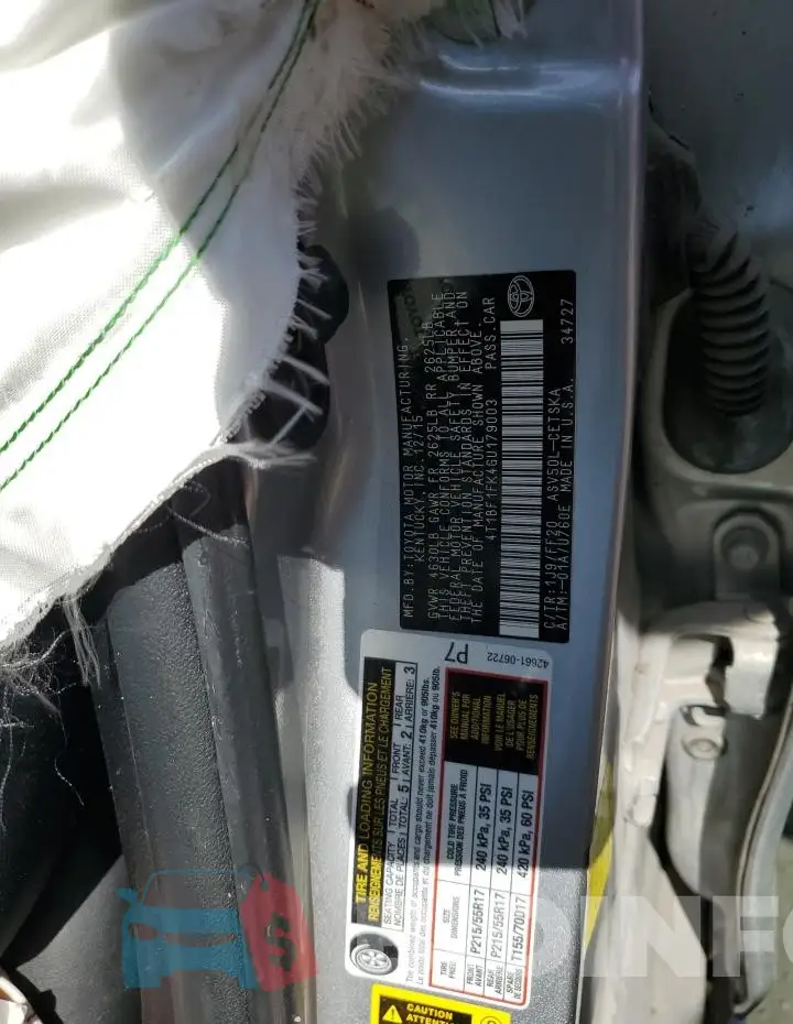 4T1BF1FK4GU179003 Photo# 12
