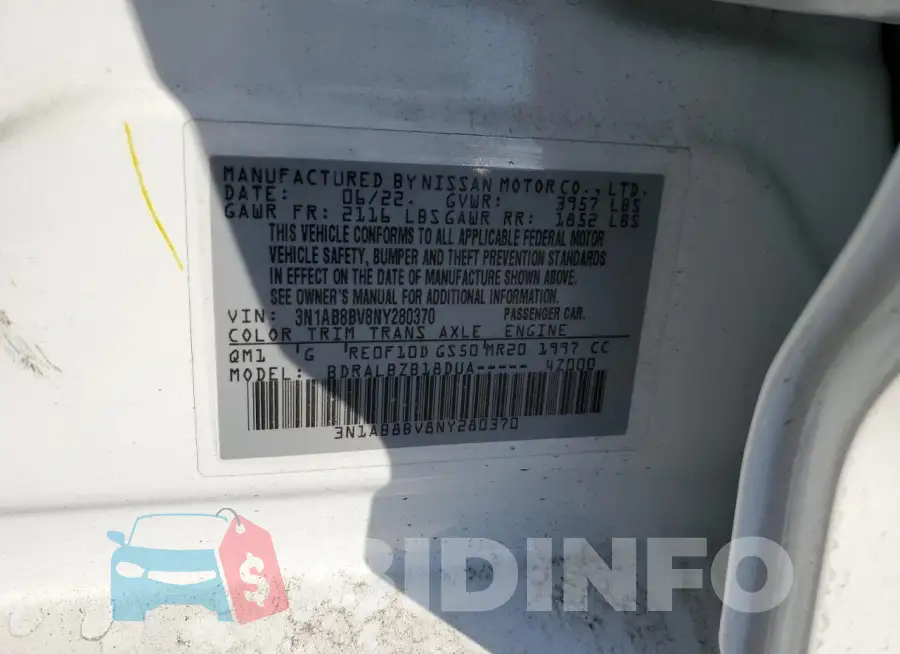 3N1AB8BV8NY280370 Photo# 13