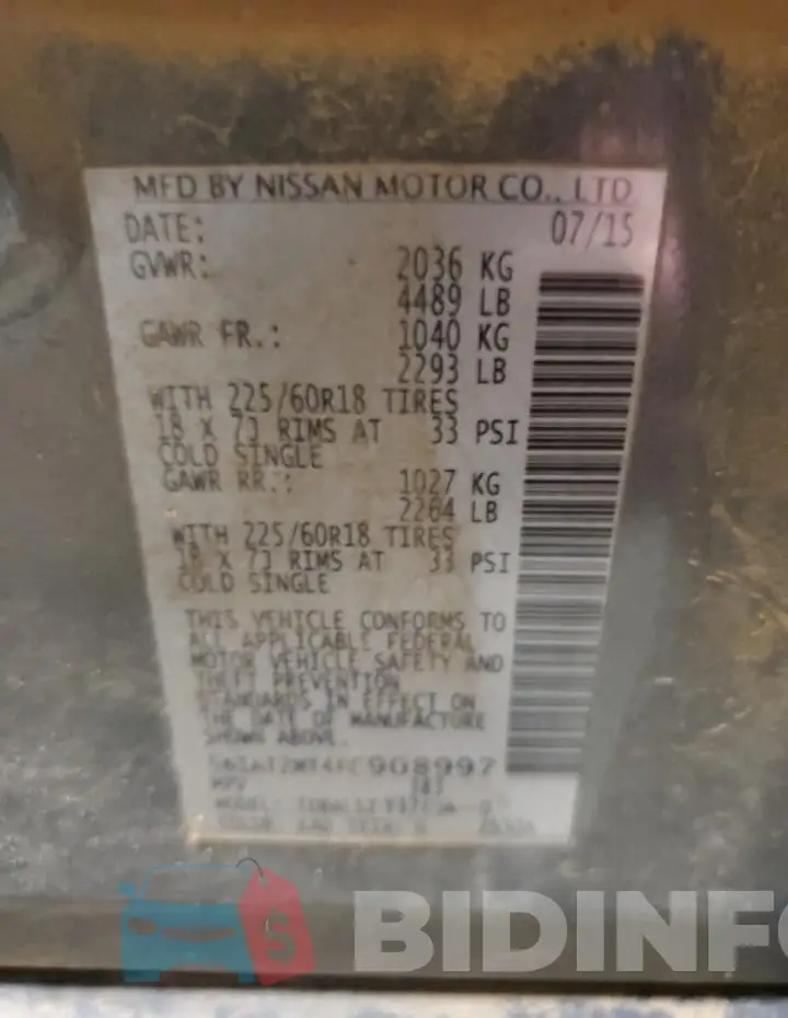 5N1AT2MT4FC908997 Photo# 12