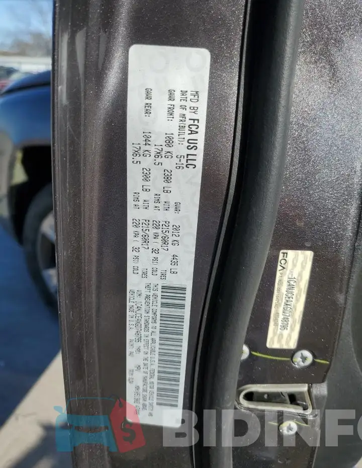 1C4NJCEAXGD748795 Photo# 13