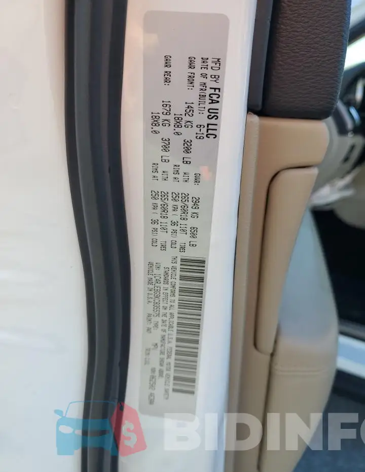 1C4RJEBG9KC835575 Photo# 13