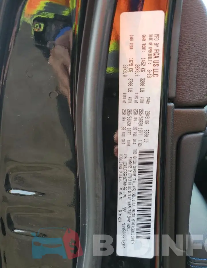 1C4RJFAG0KC540436 Photo# 14