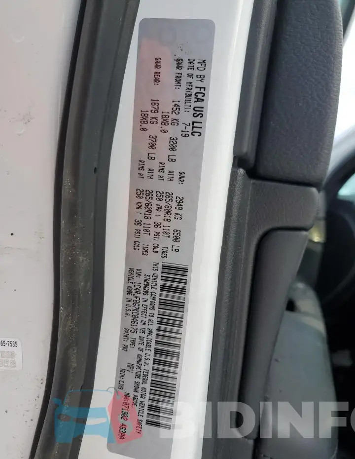 1C4RJFBG7KC846175 Photo# 13