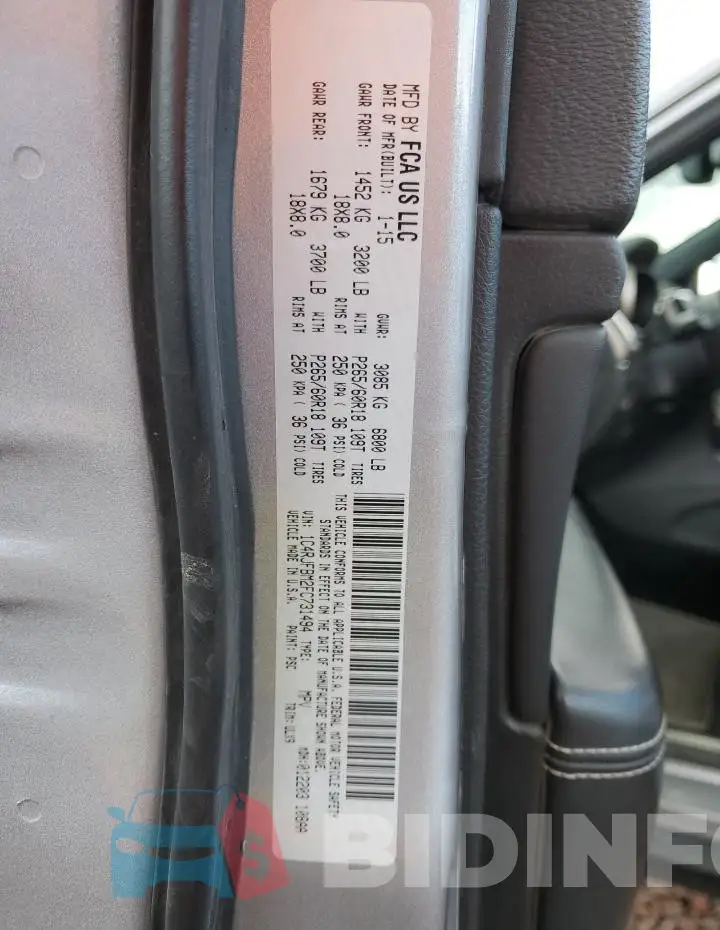 1C4RJFBM2FC731494 Photo# 12