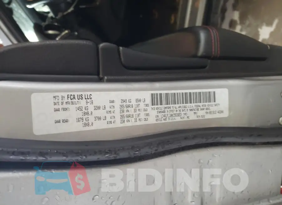 1C4RJFLG0KC553653 Photo# 12