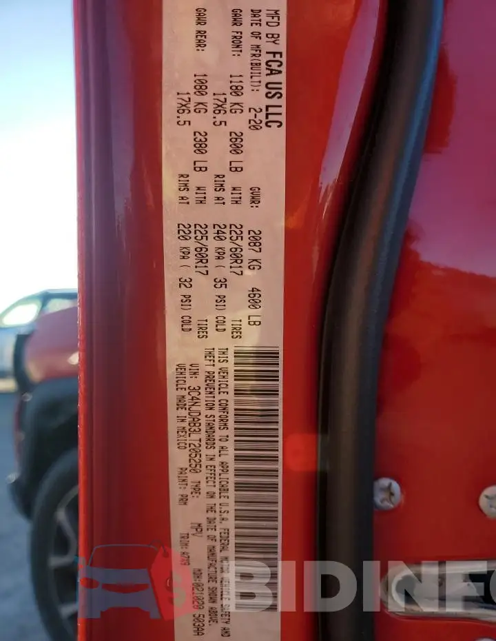 3C4NJDAB3LT205250 Photo# 12