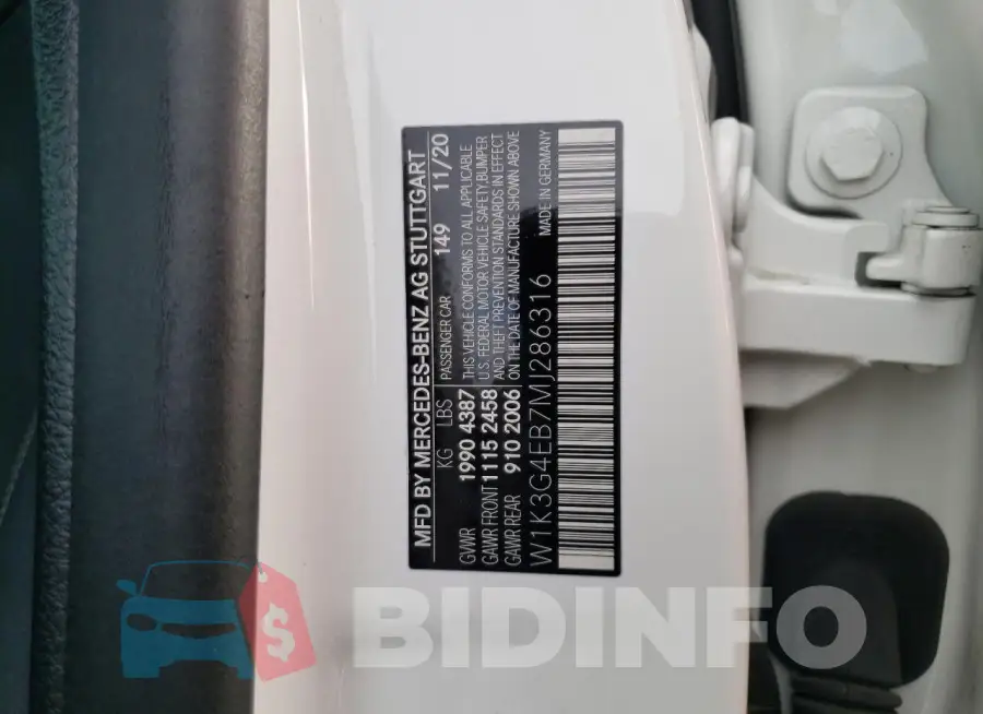 W1K3G4EB7MJ286316 Photo# 12