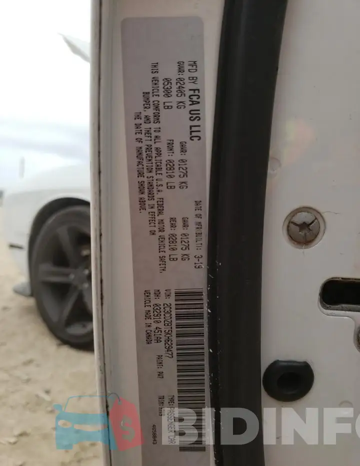 2C3CDZBT5KH629477 Photo# 12