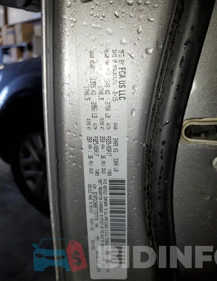 3C4PDCAB6FT737770 Photo# 13