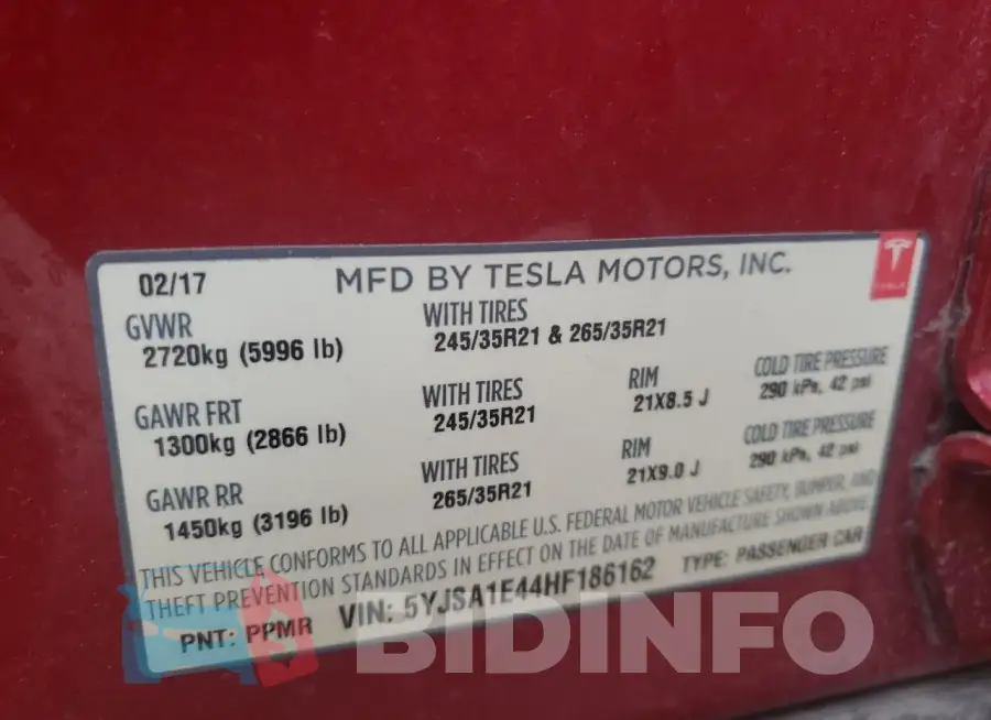 5YJSA1E44HF186162 Photo# 12