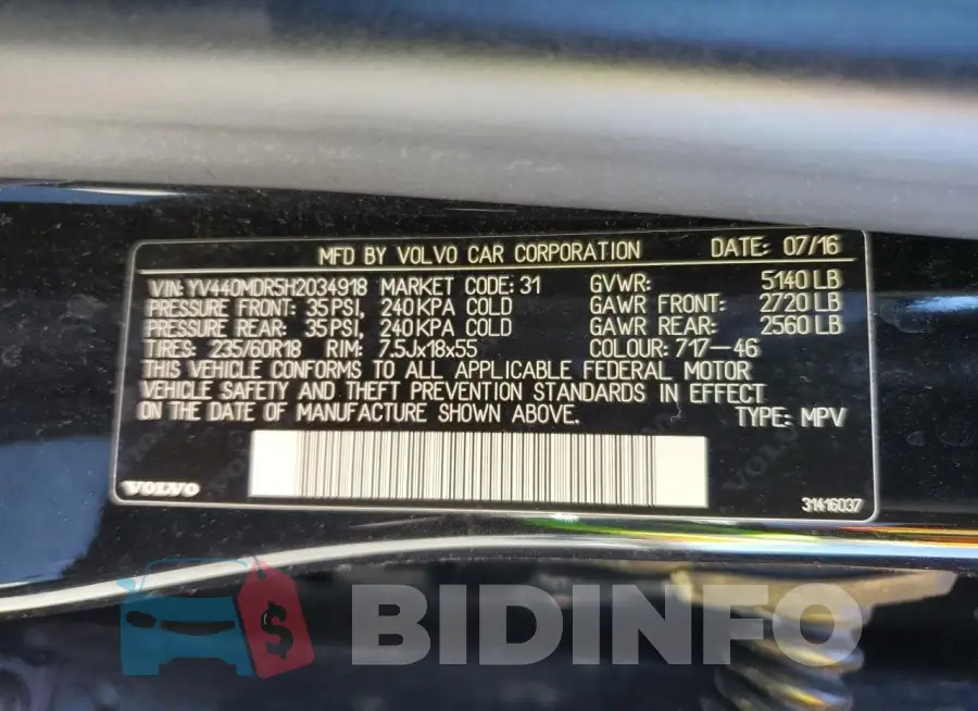 YV440MDR5H2034918 Photo# 13