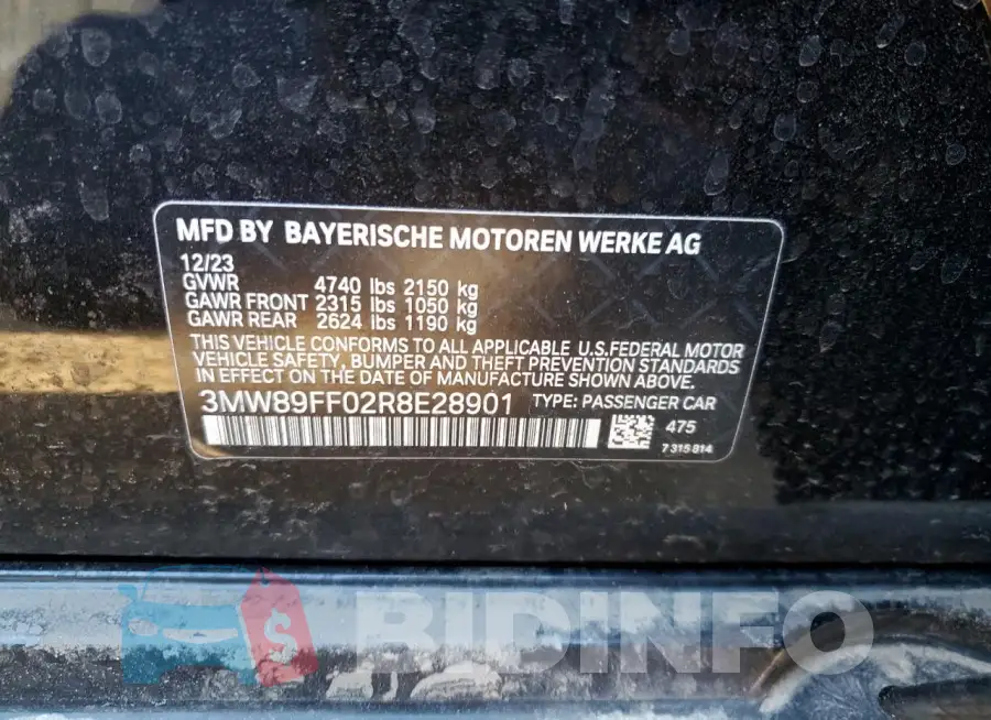 3MW89FF02R8E28901 Photo# 13