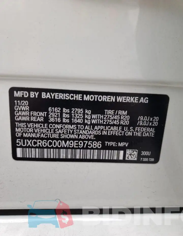 5UXCR6C00M9E97586 Photo# 12