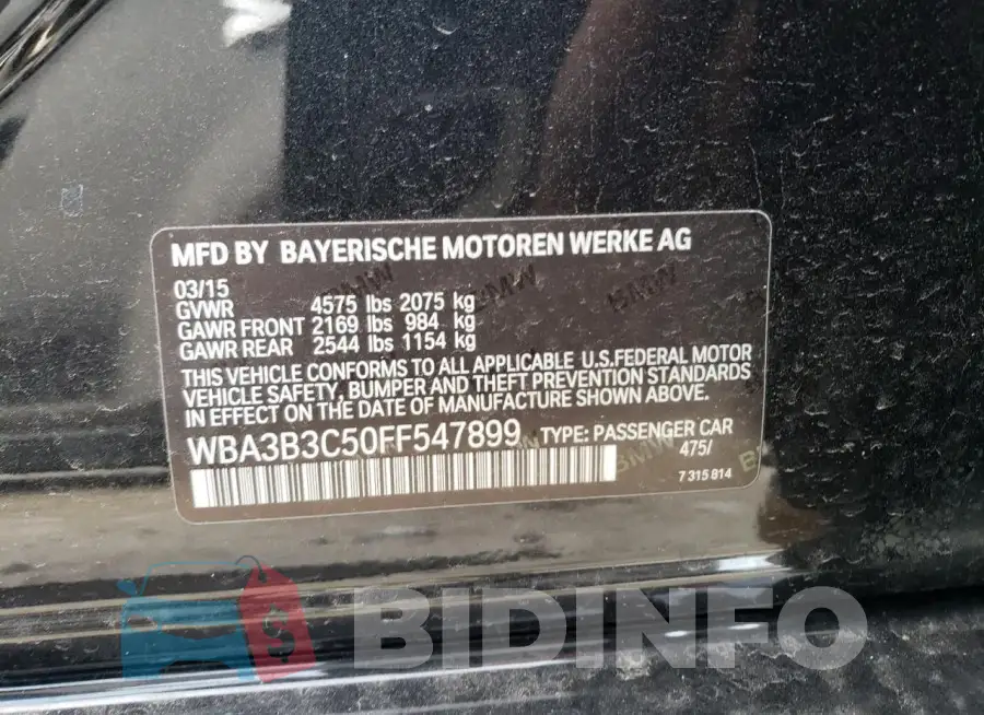 WBA3B3C50FF547899 Photo# 12