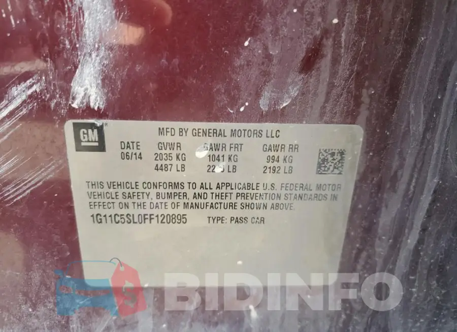 1G11C5SL0FF120895 Photo# 13