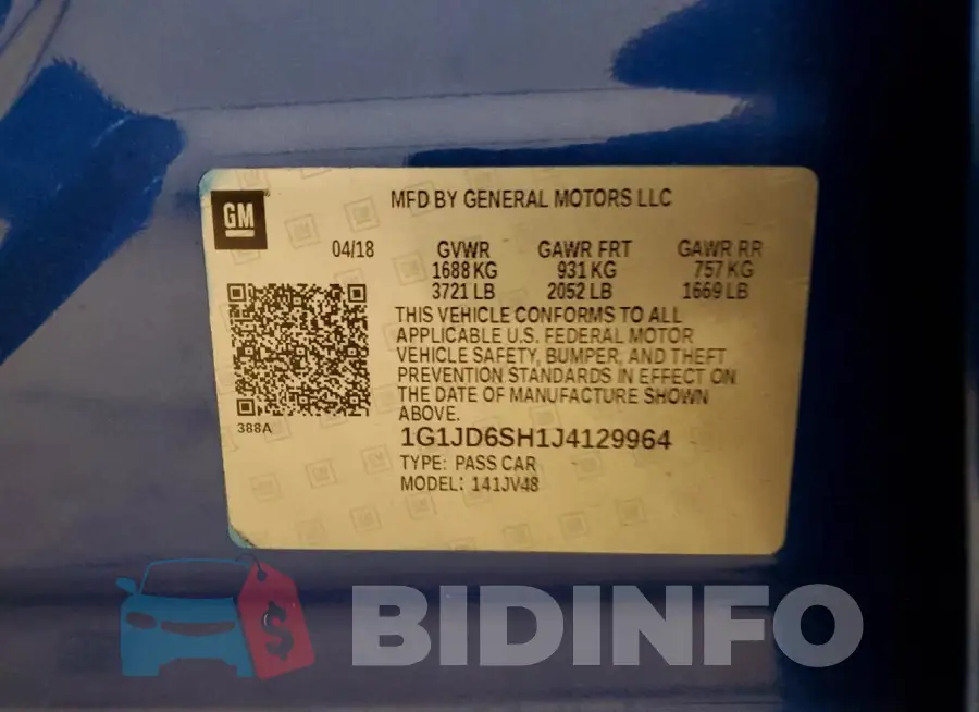 1G1JD6SH1J4129964 Photo# 13