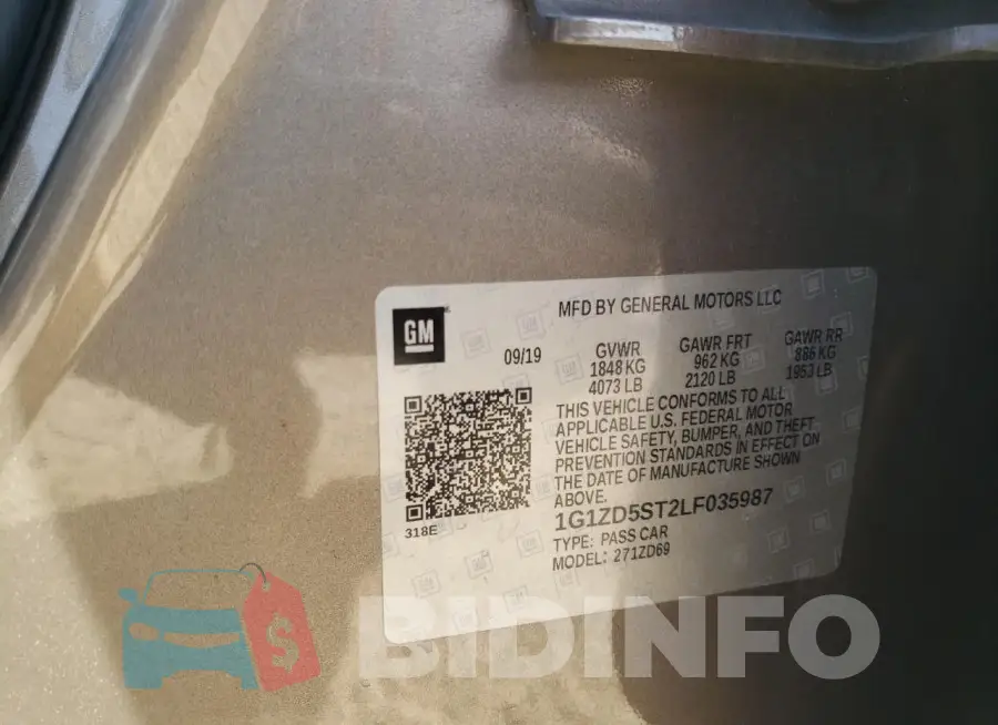 1G1ZD5ST2LF035987 Photo# 12