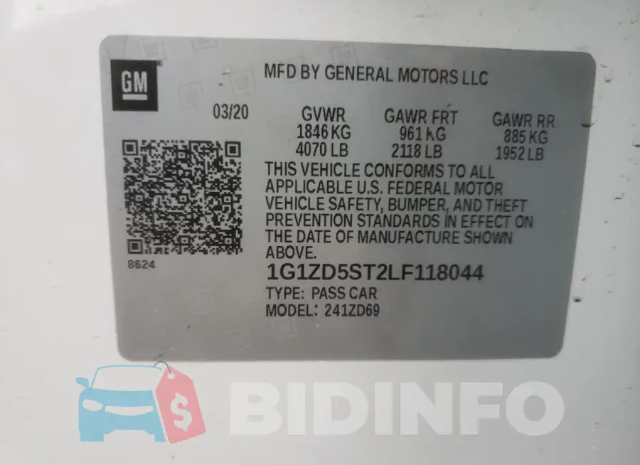1G1ZD5ST2LF118044 Photo# 12