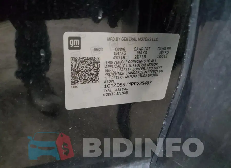 1G1ZD5ST4PF235467 Photo# 12