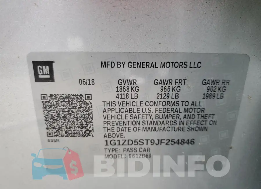 1G1ZD5ST9JF254846 Photo# 12