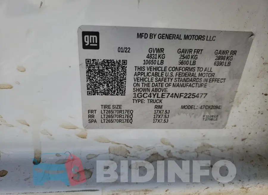 1GC4YLE74NF225477 Photo# 12