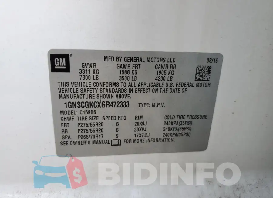 1GNSCGKCXGR472333 Photo# 13