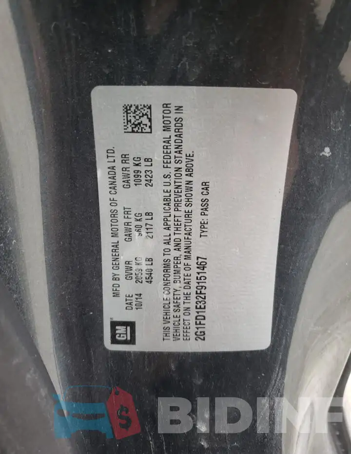 2G1FD1E32F9151467 Photo# 12