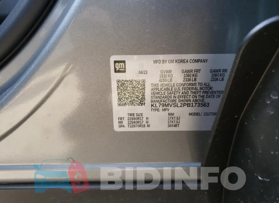 KL79MVSL2PB173563 Photo# 13