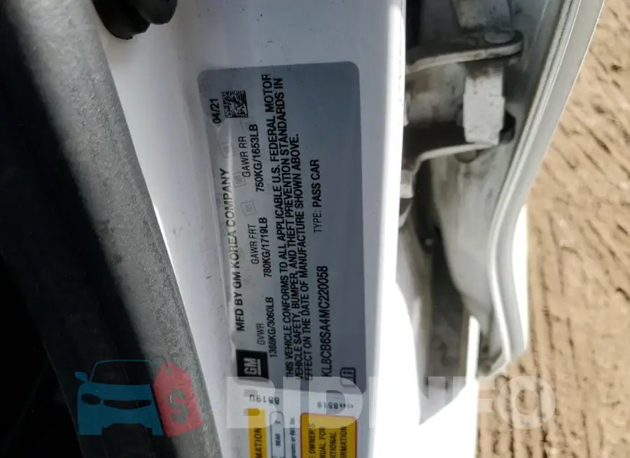 KL8CB6SA4MC220058 Photo# 12