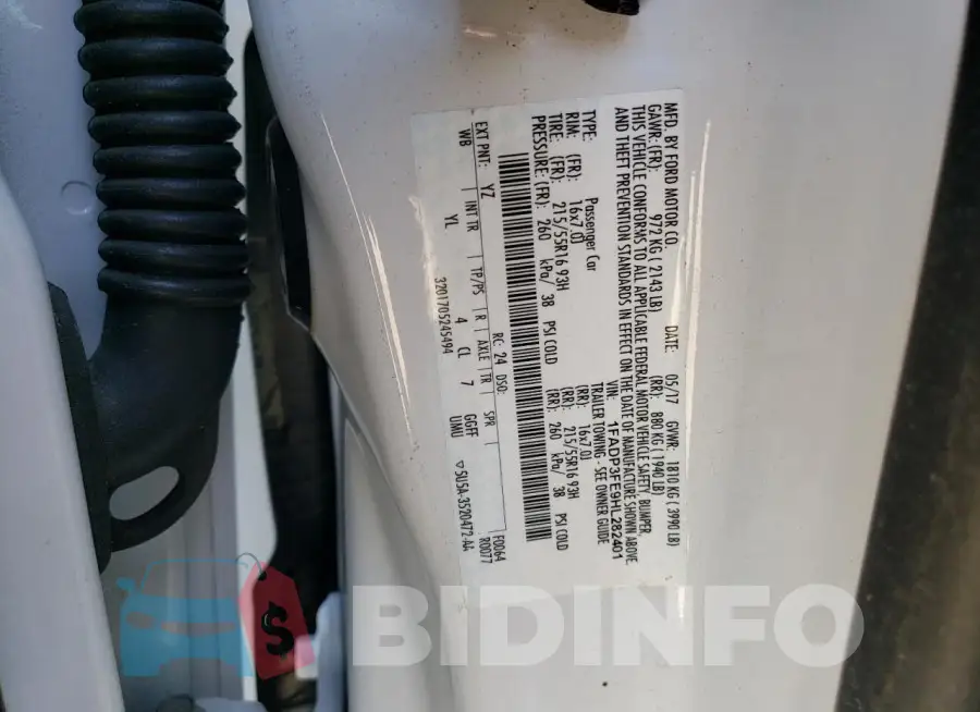 1FADP3FE9HL282401 Photo# 12