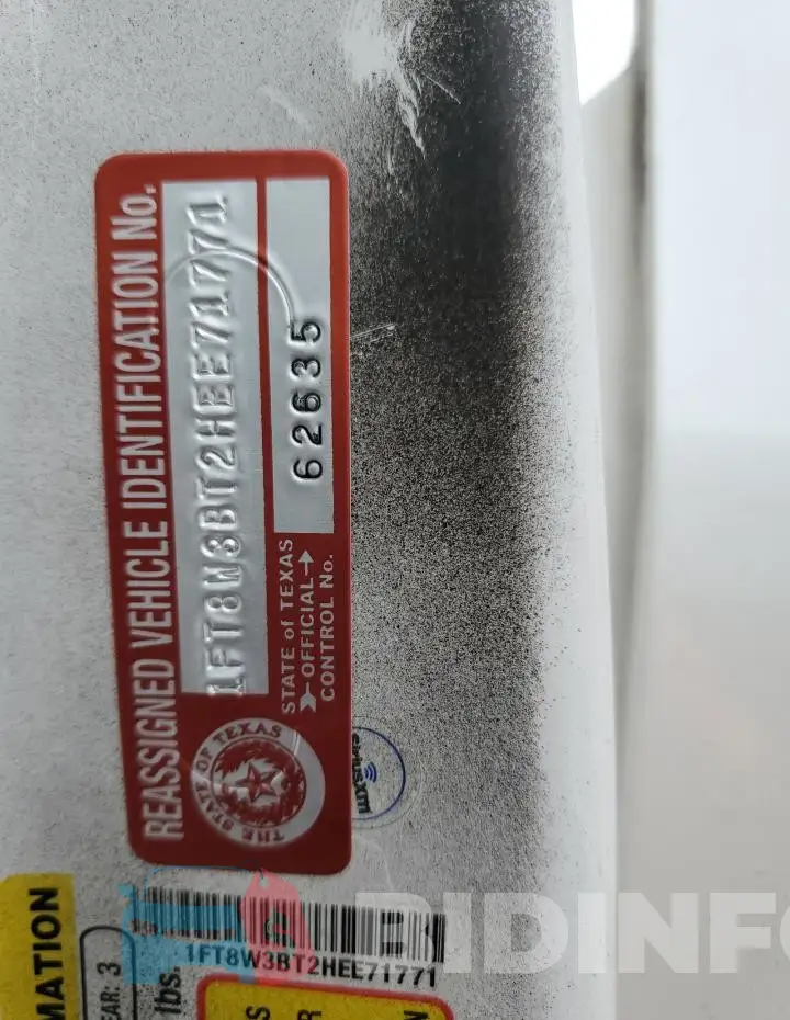 1FT8W3BT2HEE71771 Photo# 12
