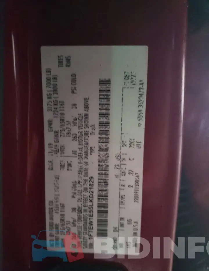 1FTEW1E55LKD21829 Photo# 12