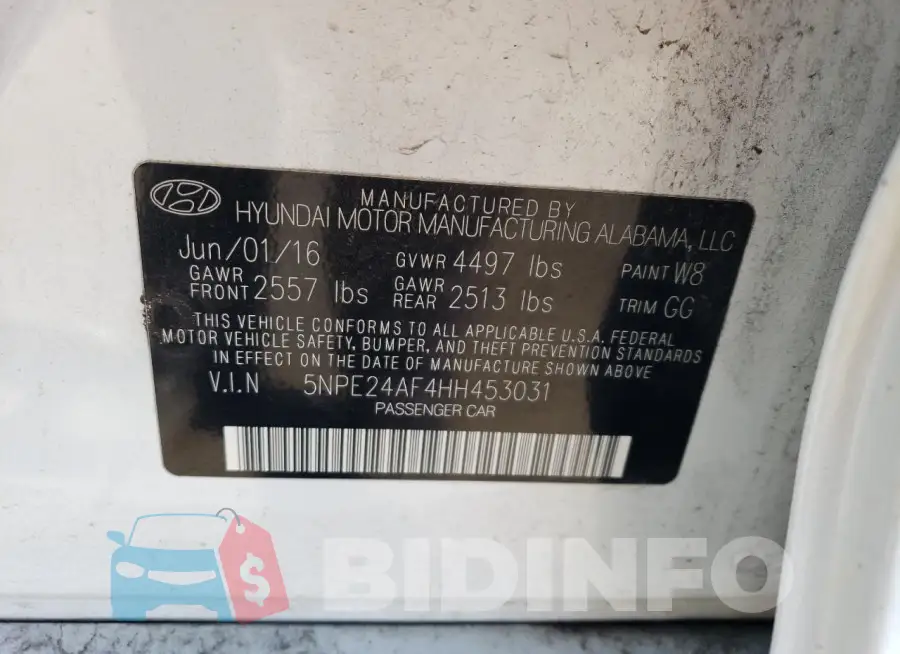 5NPE24AF4HH453031 Photo# 12