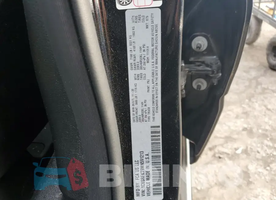 1C6SRFKT9MN591213 Photo# 12