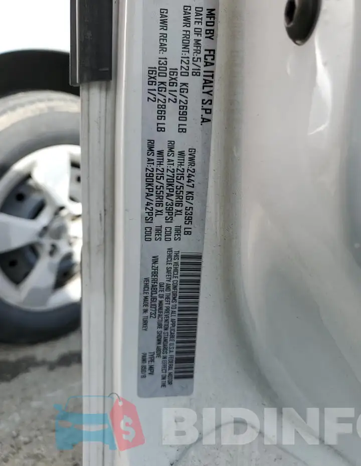 ZFBERFAB0J6L10732 Photo# 13