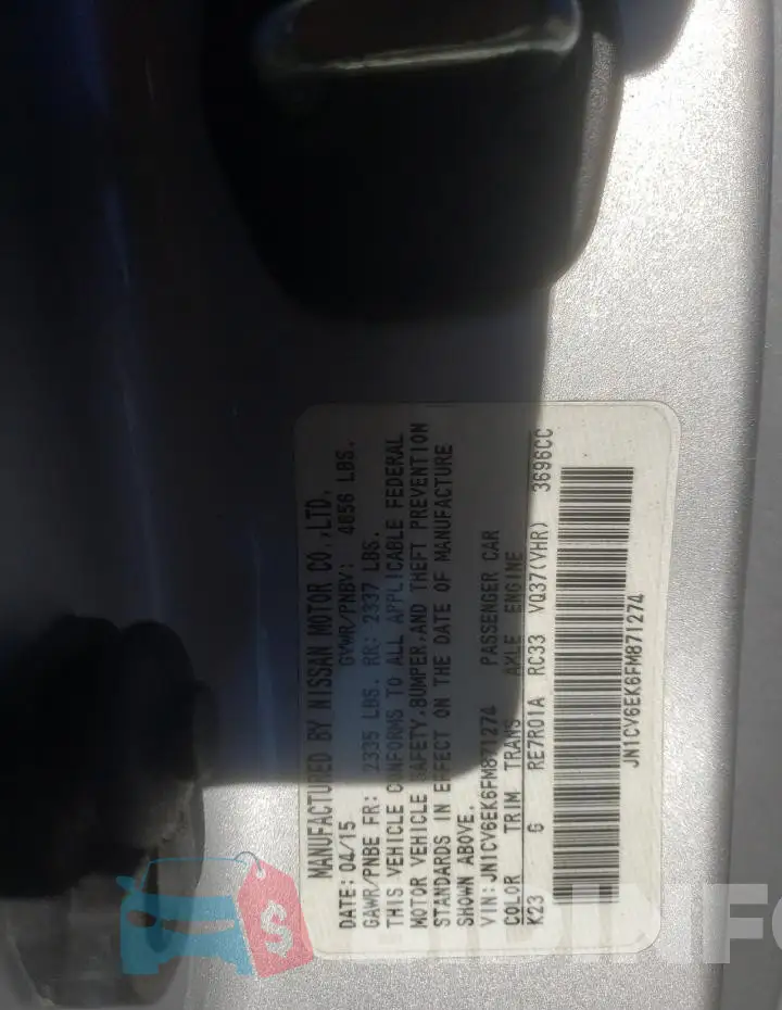 JN1CV6EK6FM871274 Photo# 13