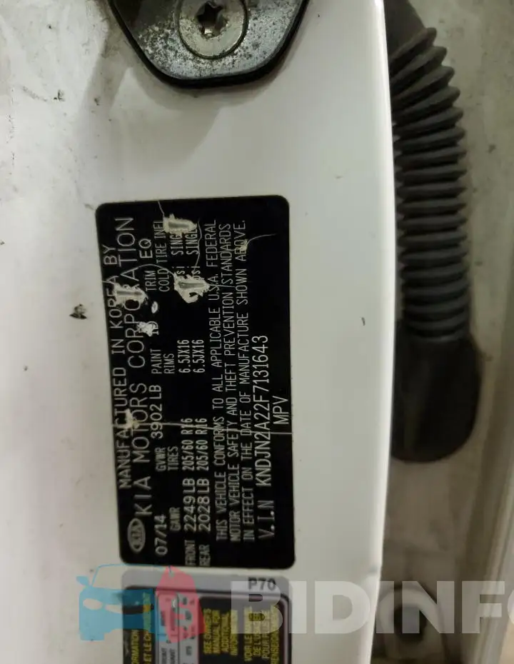 KNDJN2A22F7131643 Photo# 12