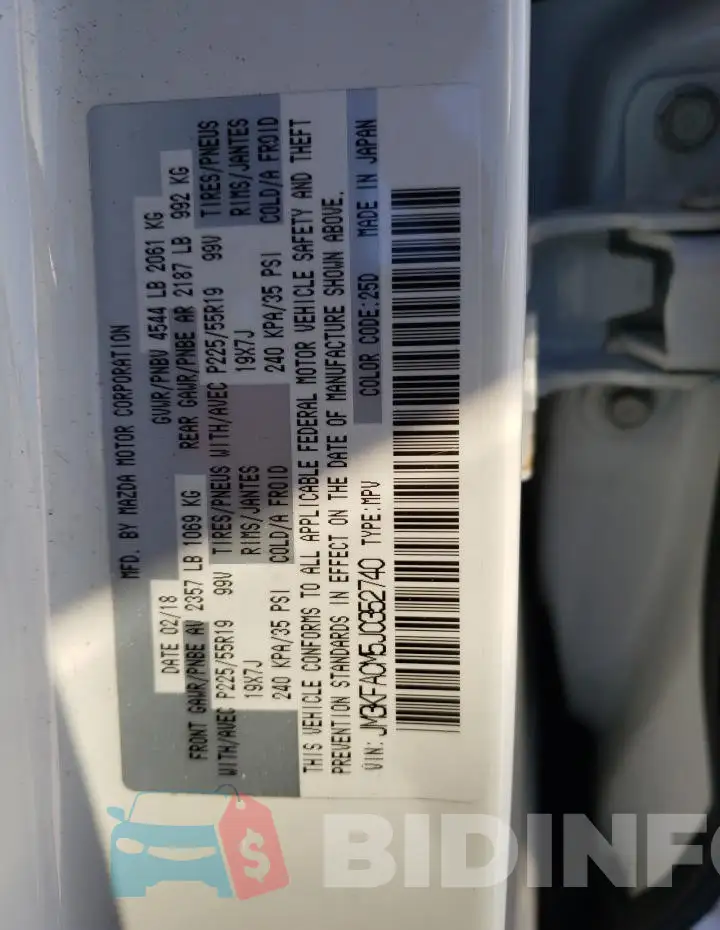 JM3KFACM5J0352740 Photo# 12