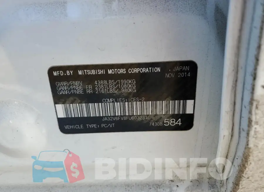 JA32V6FV8FU603231 Photo# 13