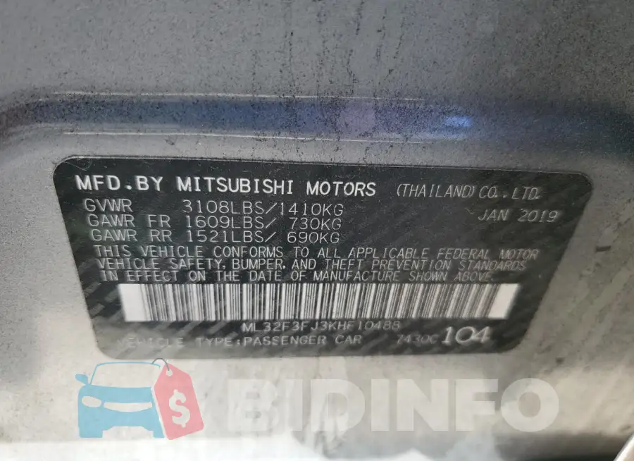ML32F3FJ3KHF10488 Photo# 12