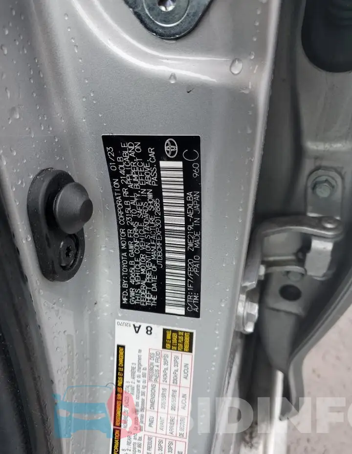 JTDBCMFEXP3012885 Photo# 12