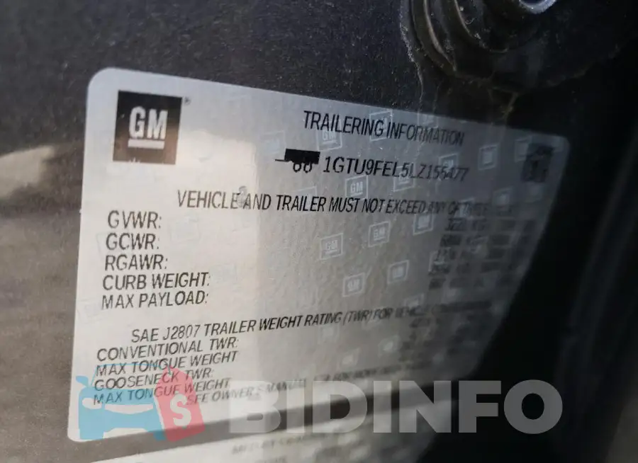 1GTU9FEL5LZ155477 Photo# 13