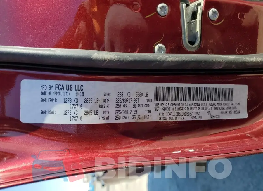 1C4PJLCB5LD528107 Photo# 13