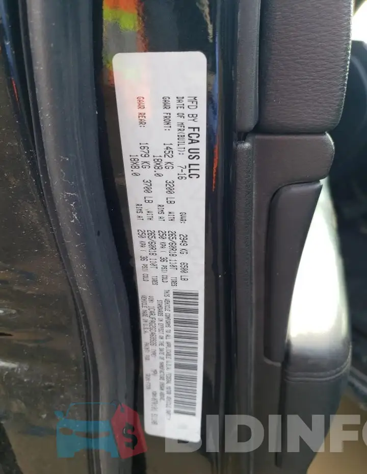 1C4RJFAG2GC469926 Photo# 12